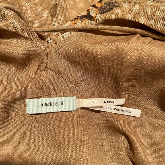 Urban Outfitters Kimchi Blue Mickie Floral Twofer Swing Mini Dress 0 - Picture 10 of 11